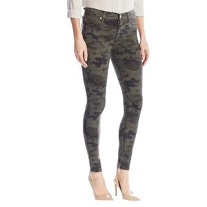 HUDSON "NICO MID-RISE ANKLE SKINNY" Stretch Jeans In "INFANTRY CAMO" Size 27
